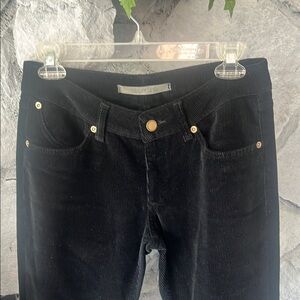 Superfine Black Corduroy Flare Pants